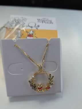 Origami Owl Gold Winnie the Pooh Pendant Necklace